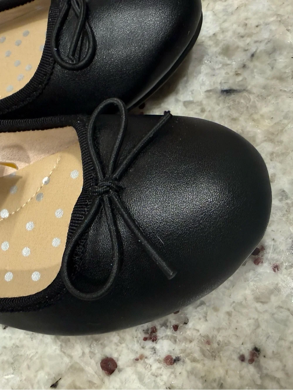 Cat & Jack Black Bow Ballet Flats Size 13 NWT